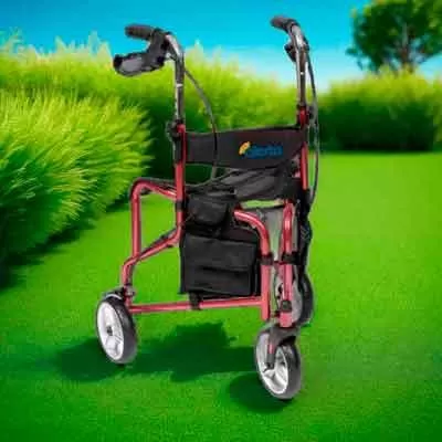 Image of Alerta ALT-R004 rollator walker outdoor