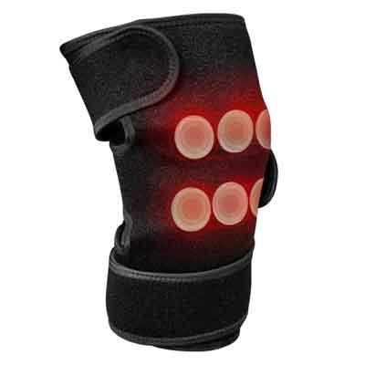 Electric Heated Knee Pad Brace Arthritis Pain Relief Warm Therapy Leg Wrap  Belt